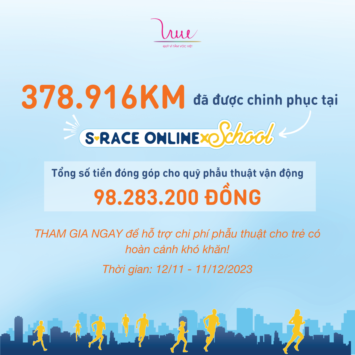 378.916Km đã được chinh phục tại Thử thách S-Race Online x School